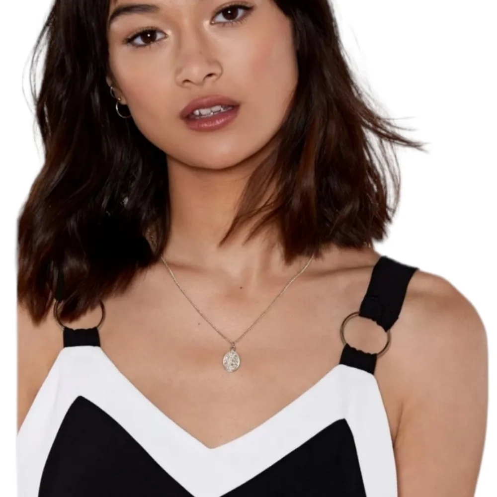 NASTY GAL New Black jumpsuit overall L - Picture 2 of 12